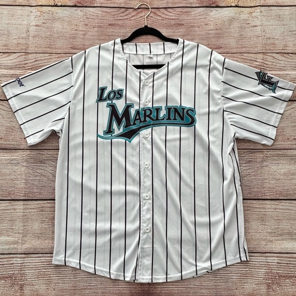 MLB • Los Marlins Classic Baseball Jersey - Adult Size XL - Collector’s Item - Picture 7 of 11